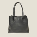 [シュリンクレザー]<br>トゥティトートバッグ<br>color：ブラック<br>【９月下旬入荷予定】