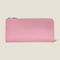 [French calf] <br>L Zip long wallet<br>color: Mauve Pink