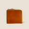 [Persimmon astringent dyeing] <br>Half L zip wallet<br>【Build-to-order manufacturing】