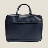 [Sustainable shrink leather] <br>briefcase<br>color: navy