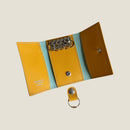 [French calf] <br>Key case<br>color: Yellow