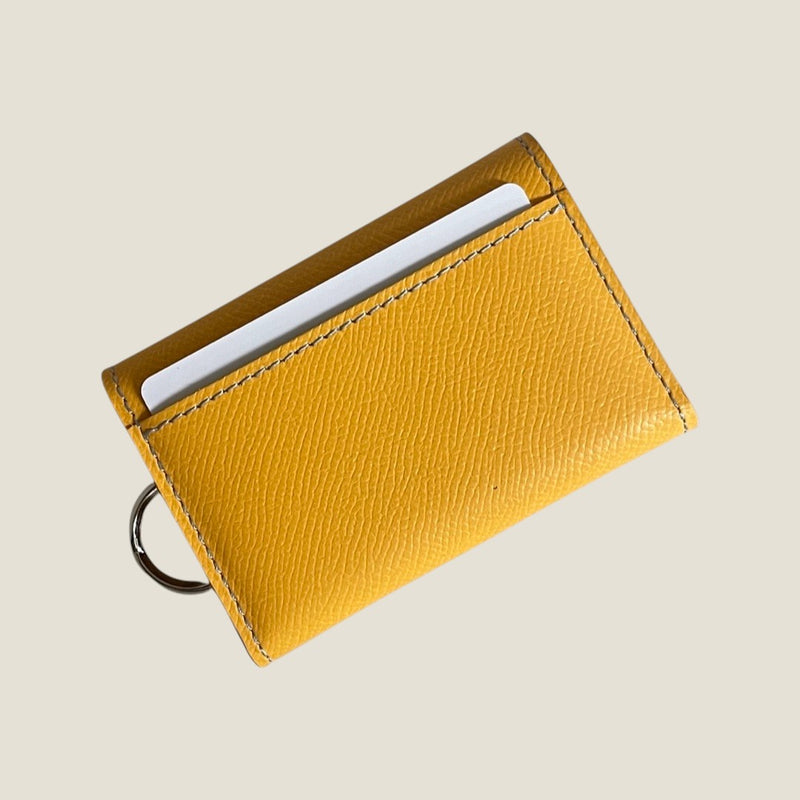 [French calf] <br>Key case<br>color: Yellow