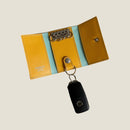 [French calf] <br>Key case<br>color: Yellow