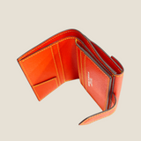 [French calf]<br>hookup wallet<br>color: orange