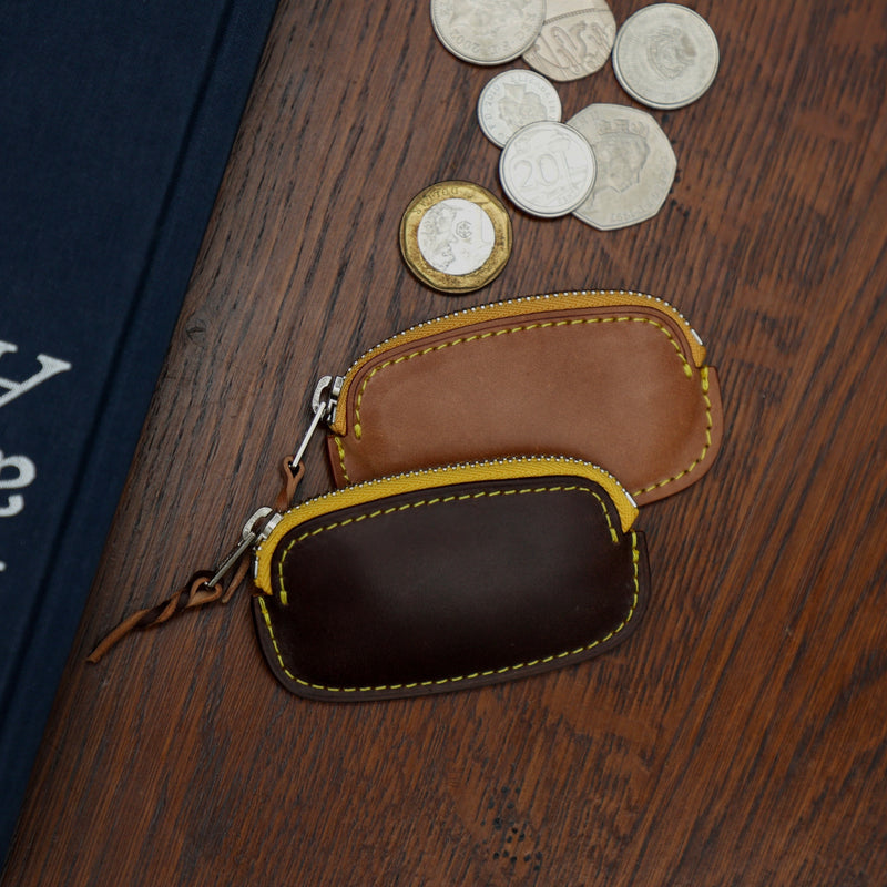 [Gloss Cordovan] <br>Smart coin case<br>color: Burgundy<br>【Build-to-order manufacturing】