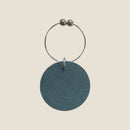 [French calf] <br>Grass charm<br>color: Ink blue