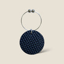 [フレンチカーフ] <br>グラスチャーム<br>color：ネイビー