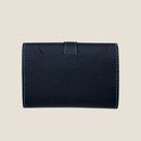 [French calf] <br>Belt card case<br>color: Navy