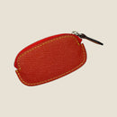 [フレンチカーフ] <br>スマートコインケース<br>color：オレンジ