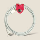 [French calf] <br>Code clip<br>color: Pink Azare