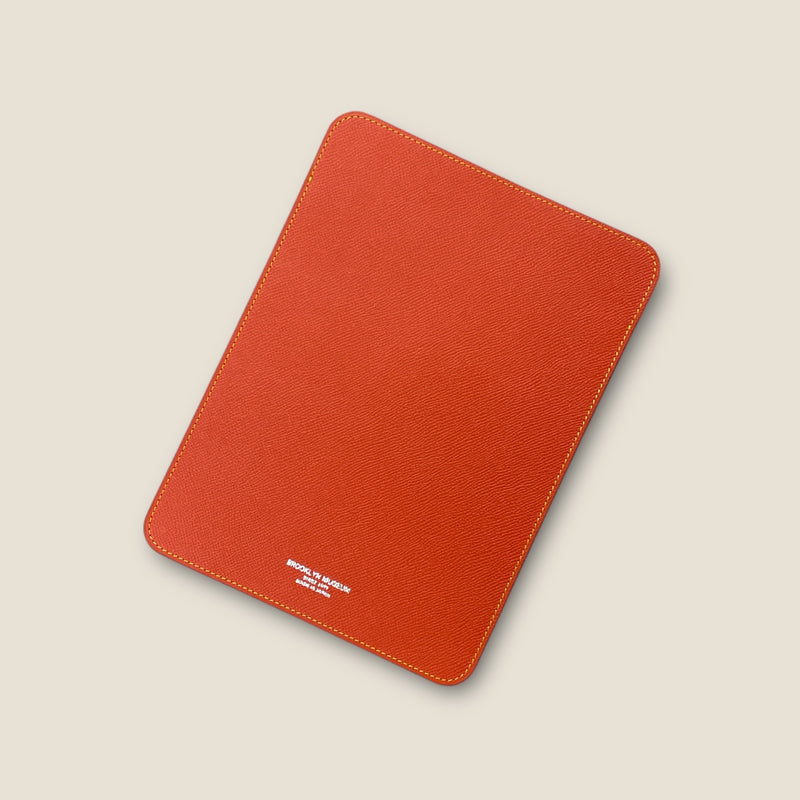 [フレンチカーフ]<br>iPadケース<br>color：オレンジ