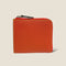 [French calf] <br> Half L zip wallet <br> color: Orange