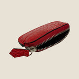 [Color Crocodile]<br>smart coin case<br>color: red