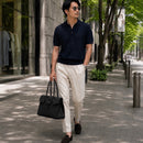 [トリヨンラグーン×クロコダイル]<br>ヴォヤージュLバッグ<br>color：ブラック<br>【８月上旬入荷予定】