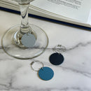 [フレンチカーフ] <br>グラスチャーム<br>color：ネイビー