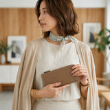 [French calf] <br>L zip long wallet<br>color: taupe
