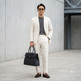 [Taurillon Lagoon x Crocodile]<br>Voyage L bag<br>color: black<br>[Scheduled to arrive in early August]