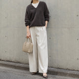 [Shrink leather]<br>postman mini shoulder<br>color: taupe