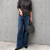 [Shrink leather]<br>postman mini shoulder<br>color: ethane gray