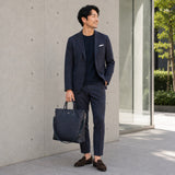 [Taurillon Lagoon]<br>parnet tote bag<br>color: navy