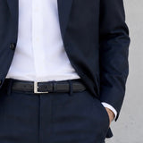 [Gloss cordovan] <br>30mm belt<br>color: navy
