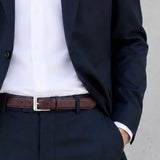 [Gloss cordovan] <br>30mm belt<br>color: burgundy