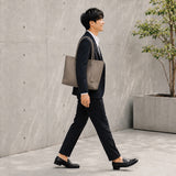 [シュリンクレザー]<br>トゥティトートバッグ<br>color：トープ