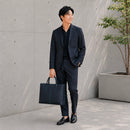 [French calf] <br>Belsy tote bag<br>color: Navy
