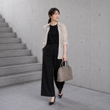 [Shrink leather] <br>round shoulders<br>color: ethane gray