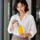 [French calf] <br>Glasses case<br>color: Yellow