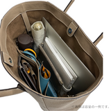 [Shrink leather]<br>tuti tote bag<br>color: navy