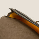 [French calf] <br>Belt card case<br>color: Tope