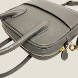 [Shrink leather]<br>postman mini shoulder<br>color: ethane gray