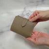 [French calf]<br>hookup wallet<br>color: Jean blue