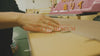 [フレンチカーフ×クロコパターン] <br>ミニスナップウォレット<br>color：トープ×カーキ