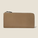 [French calf] <br>L Zip long wallet<br>color: Tope