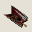 [French calf] <br>Half L zip wallet<br>Color: Dark green<br>[Scheduled to arrive in late December]