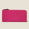 [French calf] <br>L Zip long wallet<br>color: Fuchsha pink