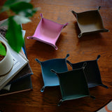 [French calf] <br>tray<br>color: Jean blue