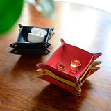 [French calf] <br>tray<br>color: Jean blue