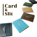 [French calf] <br> Card & slit <br> color: Dark green <br> [Made to order]