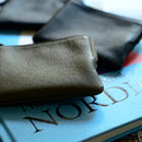 [French calf] <br> Pouch S <br> color: Aqua Blue <br> [Made to order]