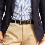 [Gloss cordovan] <br>30mm belt<br>color: black