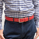 [Salvage PROJECT]<br>[French calf] <br>35mm belt<br>color: red