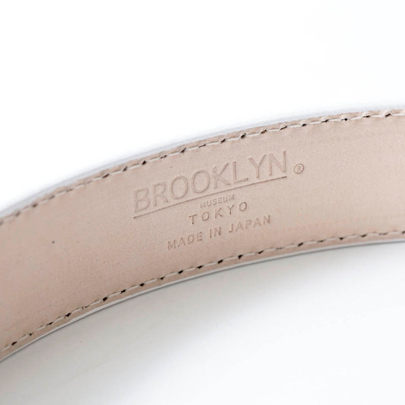 [French calf] <br> 35mm belt <br> color: White