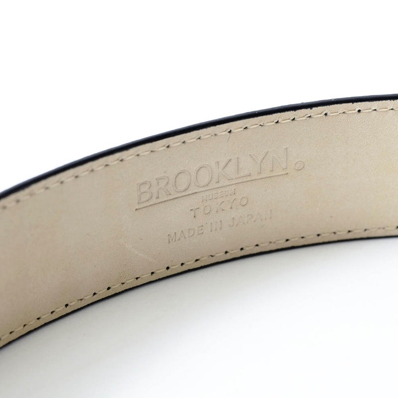 [Croco pattern leather] <br> 35mm belt <br> color: Black