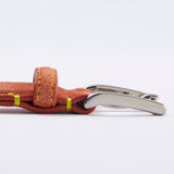 [Salvage PROJECT]<br>Velor 30mm belt<br>color: orange