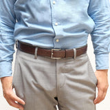 [Kip Leather] <br>30mm belt<br>color: dark brown