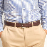 [Kip Leather] <br>30mm belt<br>color: dark brown