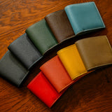 [French calf]<br>international wallet<br>color: dark green